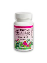 Czerwone winogrona Vitis Vinifera ekstrakt z pestek 95% Proantocyjanidyny OPC 47,5 mg 30 kapsułek