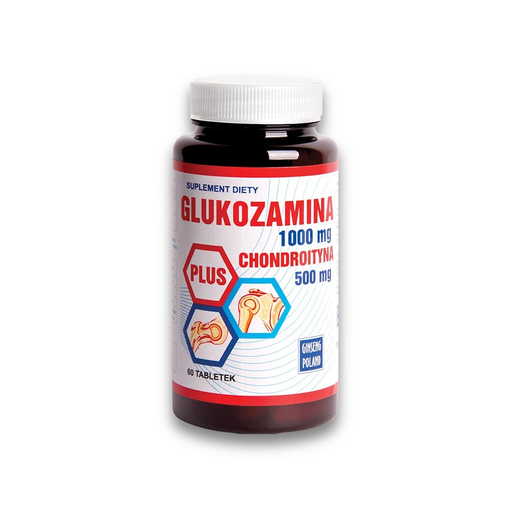 Glukozamina 1000 mg + Chondroityna 500 mg 60 tabletek