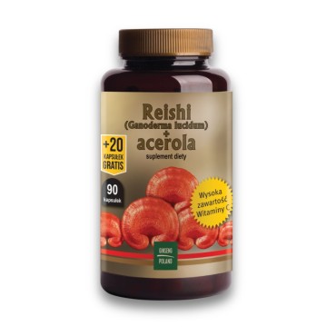 Reishi + Acerola 90 (+20 kapsułek GRATIS!)