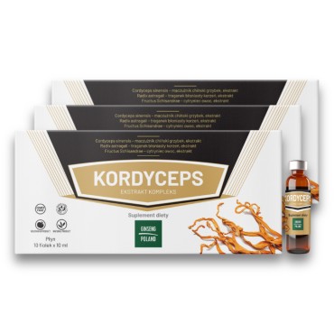Zestaw 30 fiolek x 10 ml Kordyceps Ekstrakt Kompleks