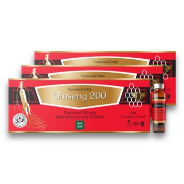 Zestaw 30 fiolek x 10ml - adaptogeny, wzmocnienie, koncentracja, libido, pamięć, siły witalne