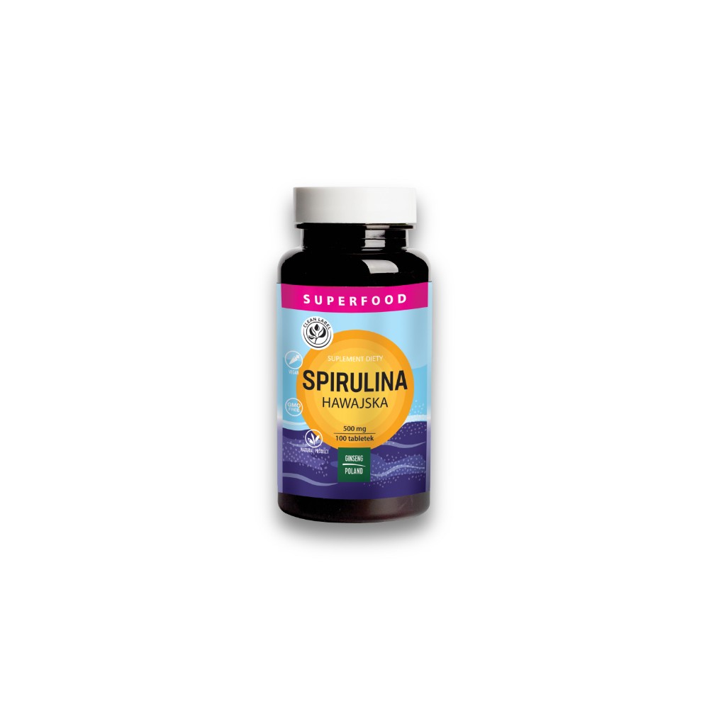 Spirulina Hawajska Kapsułki 100 kapsułek / 500 mg